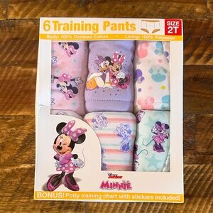 Girls' 6-Pack Training Pants - Pastel Purple & Multi